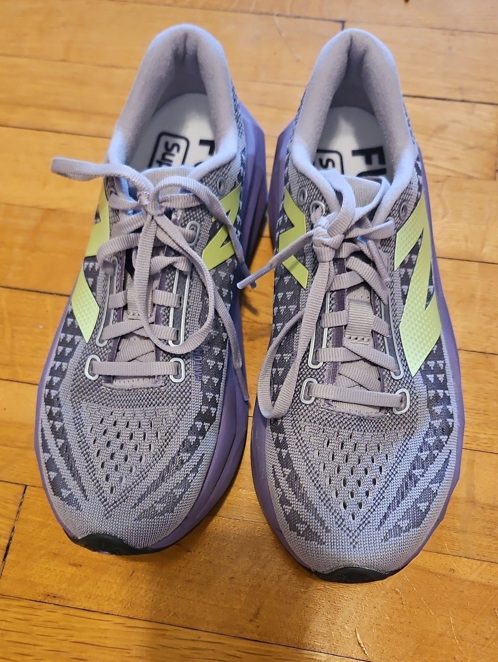 New Balance Supercomp Women's Lavender and Lime Running Shoes